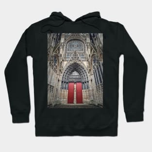 Notre Dame de Rouen red door Hoodie